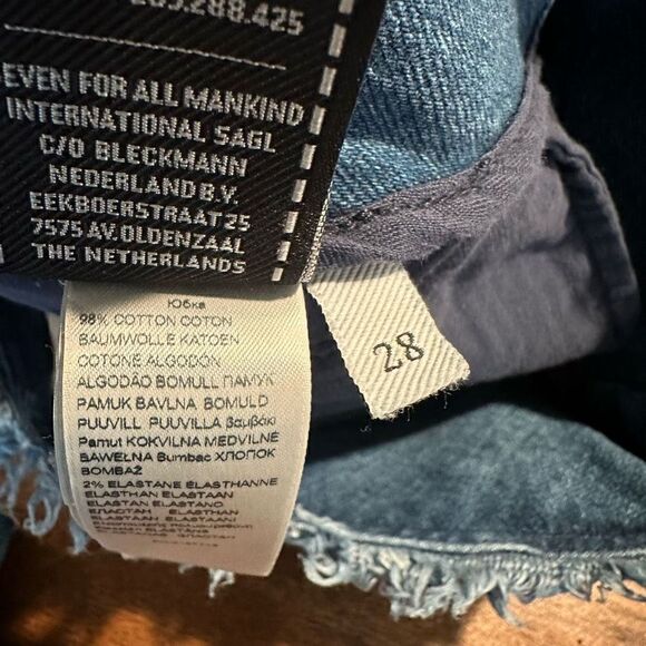 NWT Marques Almeida x 7for All Mankind Denim Skirt - Picture 9 of 9